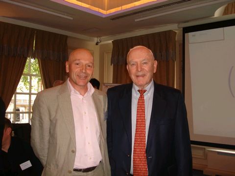 David with Professor Robert Hogan at the Psychometrics Forum, London, 25 Sept 2014